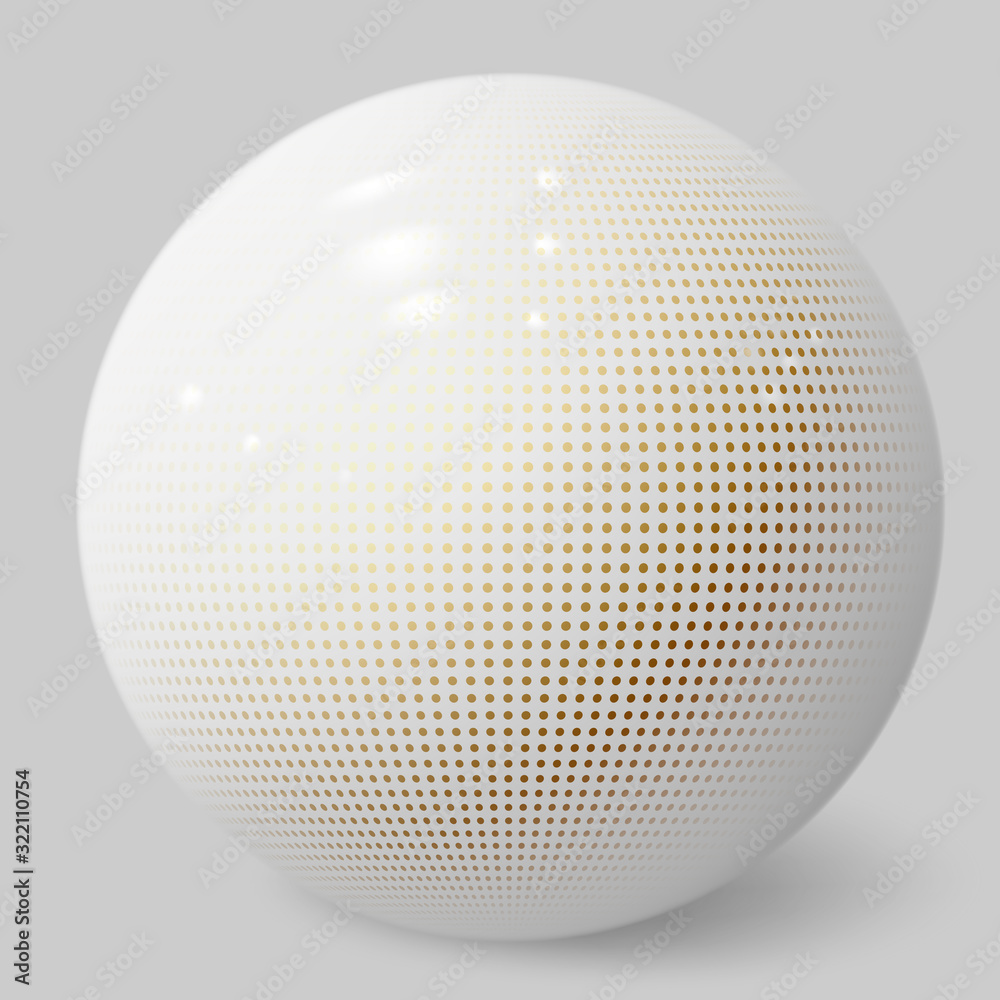 Realistic 3d sphere. White bubble. Textured ball. Realistic 3d sphere. White bubble. Textured ball.