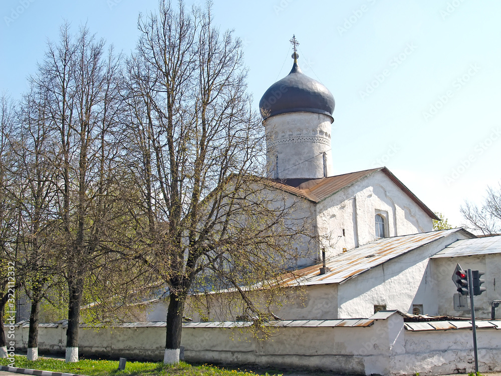 Church of Kozma and Damian with Primostia. Pskov