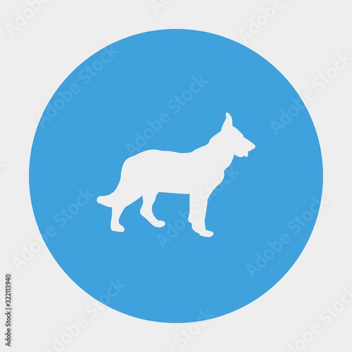 dog icon vector illustration and symbol for website and graphic design © LiveLove