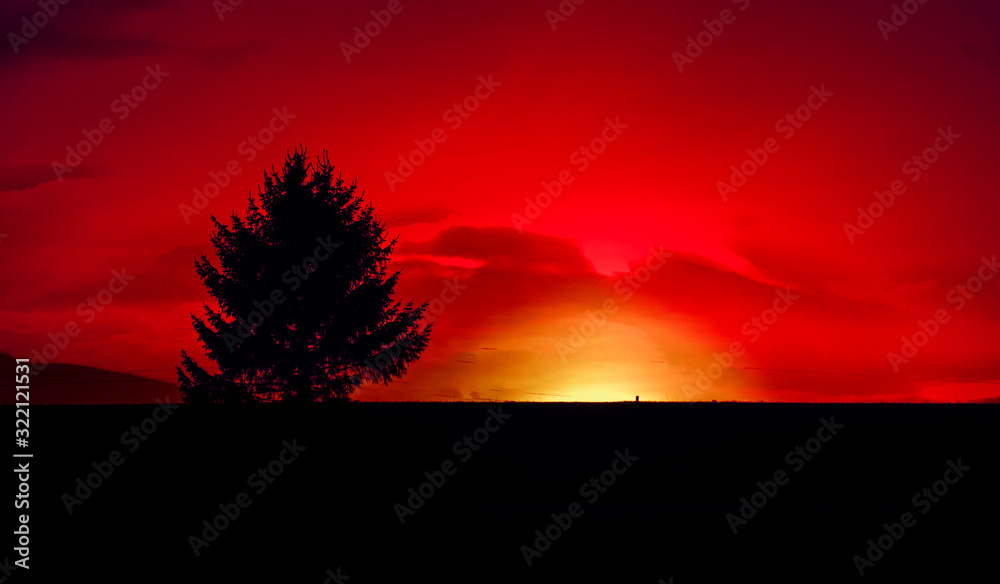 Obraz premium Abendrot