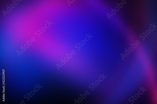 Abstract gradient background. Ultraviolet glow on a dark abstract background. Empty wallpaper template