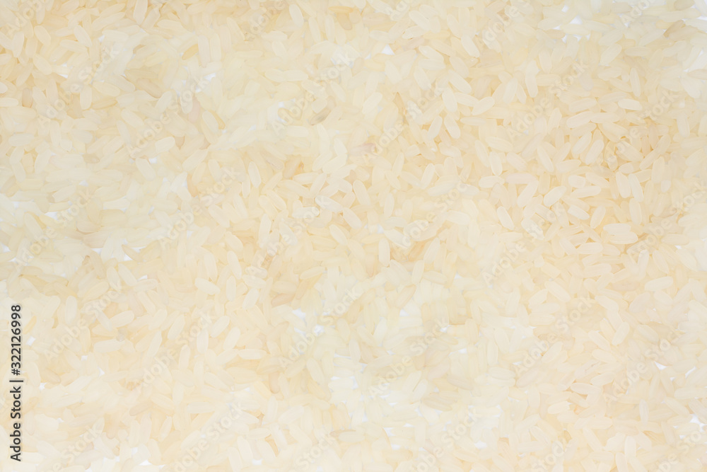 Rice isolated on white background, top view. Rice isolated on white background, top view.
