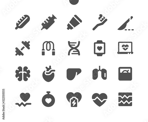 Health v2 UI Pixel Perfect Well-crafted Vector Solid Icons 48x48 Ready for 24x24 Grid for Web Graphics and Apps. Simple Minimal Pictogram