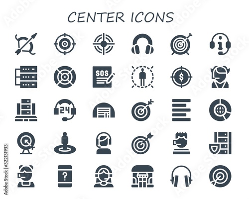 center icon set