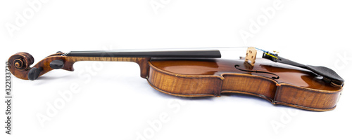 Alte schöne bespielte Geige/Violine photo