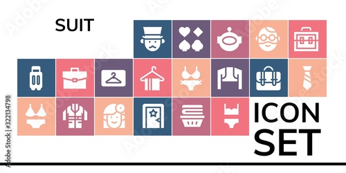 suit icon set