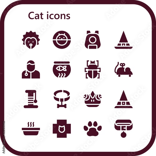 cat icon set