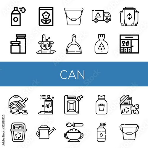 can simple icons set