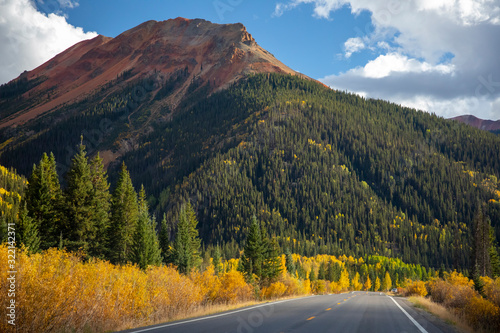 Colorful Mountain Road