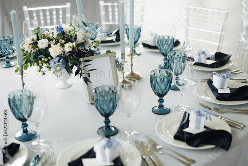 wedding elegant table setting