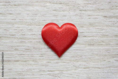 Wooden background with heart