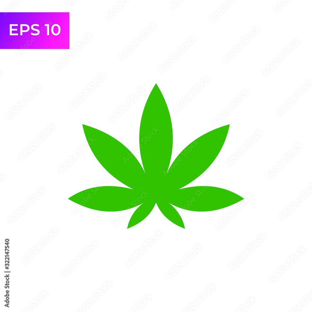 Cannabis Marijuana Leaf icon template color editable. Cannabis Medical symbol logo vector sign isolated on white background illustration for graphic and web design. Cannabis Marijuana Leaf icon template color editable. Cannabis Medical symbol logo vector sign isolated on white background illustration for graphic and web design.