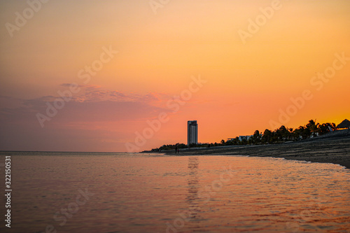 Atardecer en las playas de Panam  