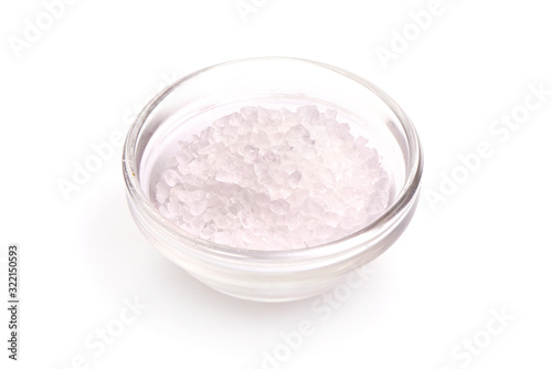 Sea Salt, isolated on white background