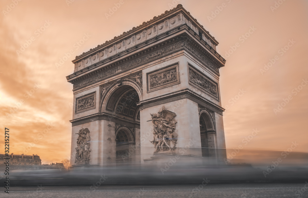 Naklejka premium Paryż