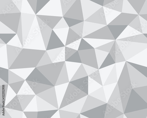 Seamless Vector Background from cells, triangles. Irregular Mosaic backdrop.	