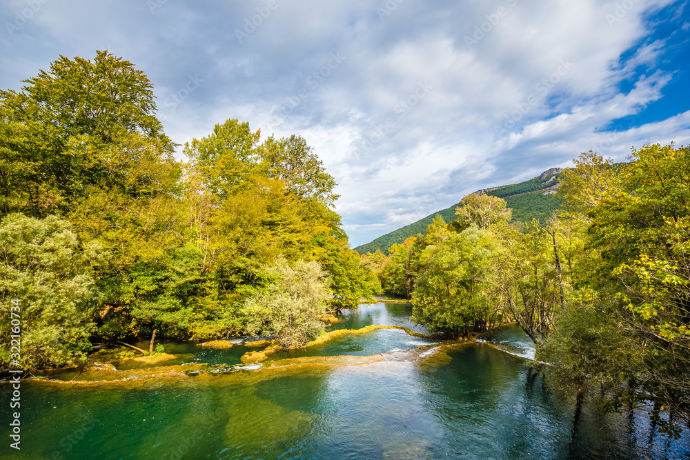 Una River In Martin Brod - Bosnia and Herzegovina Una River In Martin Brod - Bosnia and Herzegovina