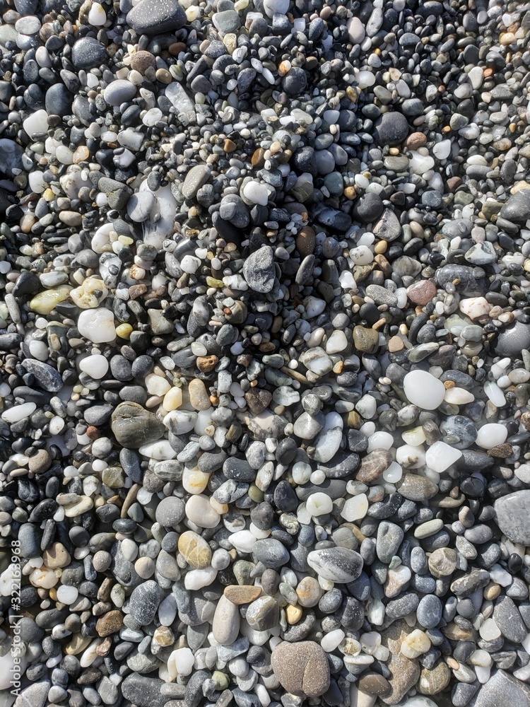 Pebbles on the beach, Italy. Pebbles on the beach, Italy.