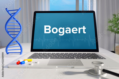 Bogaert – Medizin/Gesundheit. Computer im Büro mit Begriff auf dem Bildschirm. Arzt/Gesundheitswesen photo