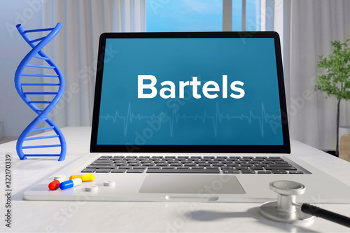 Bartels – Medizin/Gesundheit. Computer im Büro mit Begriff auf dem Bildschirm. Arzt/Gesundheitswesen photo