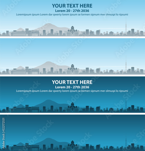Yerevan Skyline Profile Event Banner