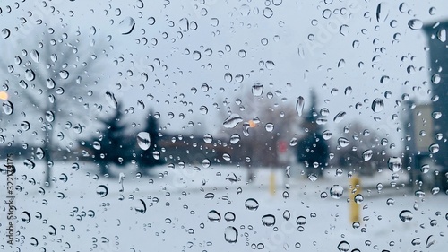 rain drops on window