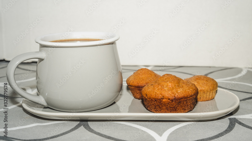 Coffee and muffins breakfast for everyone Coffee and muffins breakfast for everyone