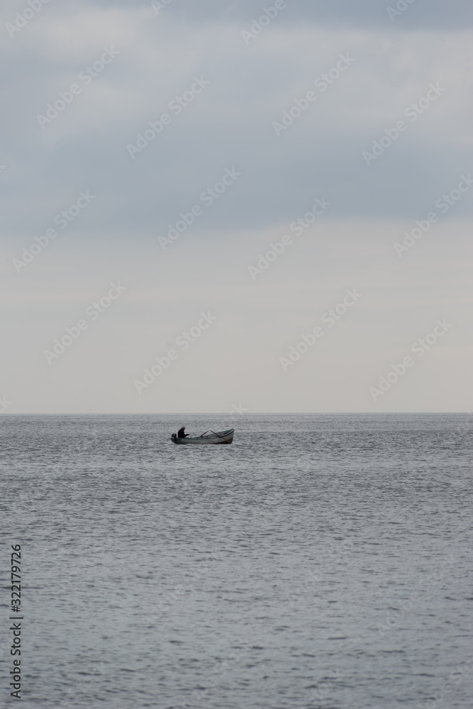 Fischerboot im Schwarzen Meer