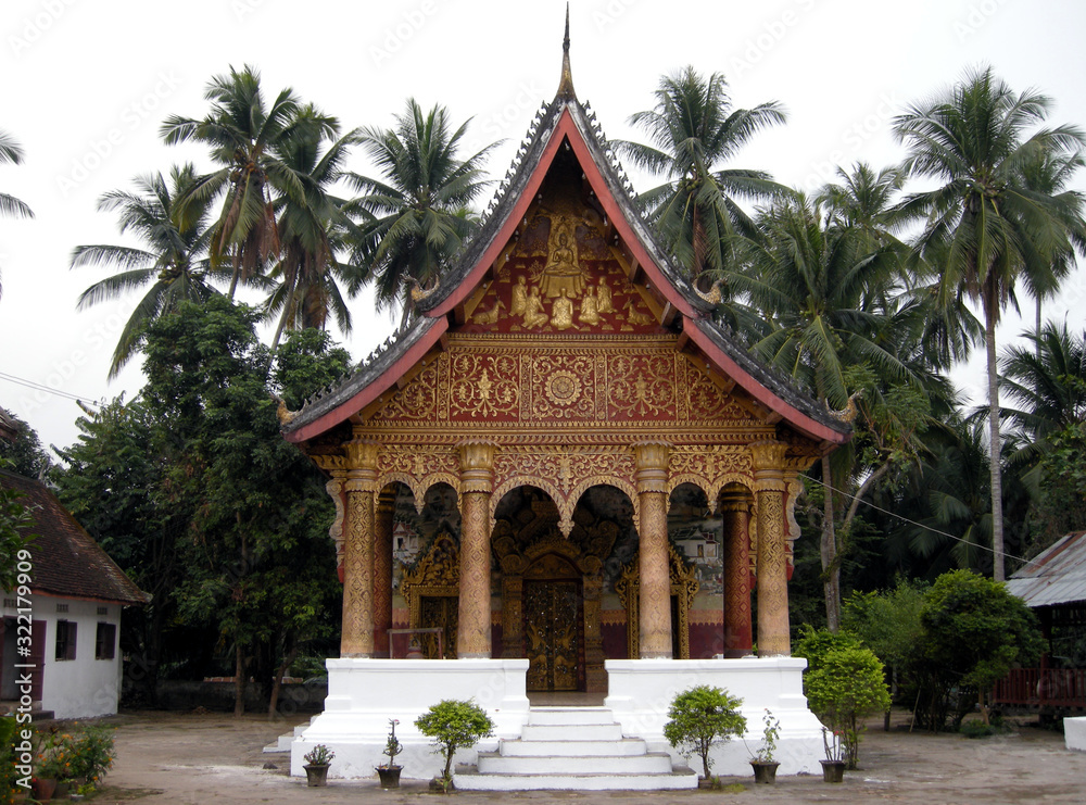 temple in luang-prabang, Laos