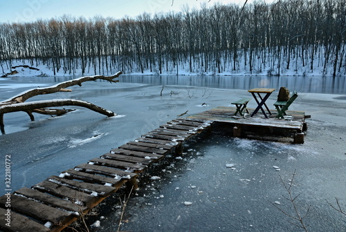 fishing on lake