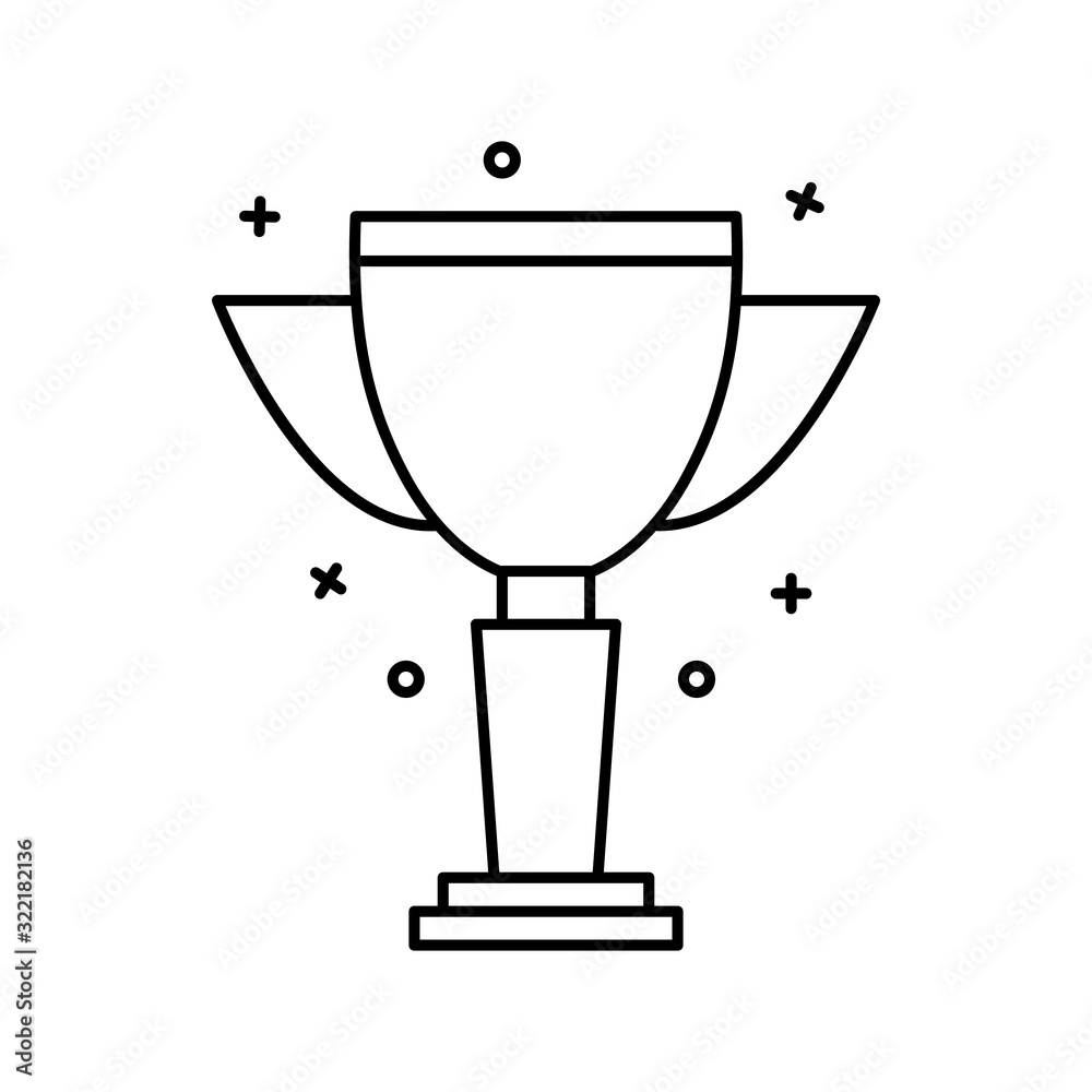 Award, cup, champion icon. Simple line, outline vector elements of prize icons for ui and ux, website or mobile application Award, cup, champion icon. Simple line, outline vector elements of prize icons for ui and ux, website or mobile application