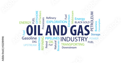Oil and Gas Industry Word Cloud photo