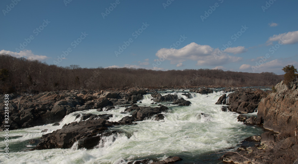 Panorama of Great Falls, Potomac River Panorama of Great Falls, Potomac River