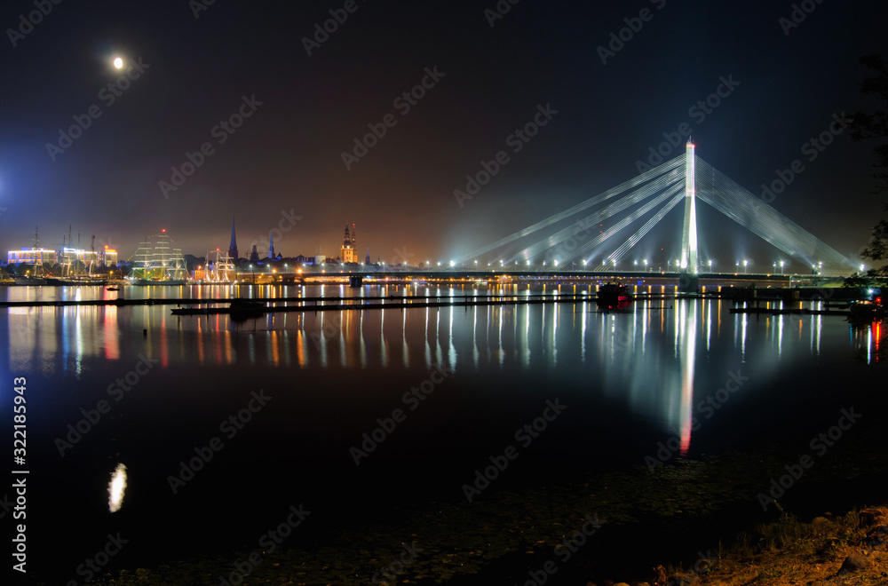 Beautiful aerial panorama view of Riga city skyline, Latvia Beautiful aerial panorama view of Riga city skyline, Latvia