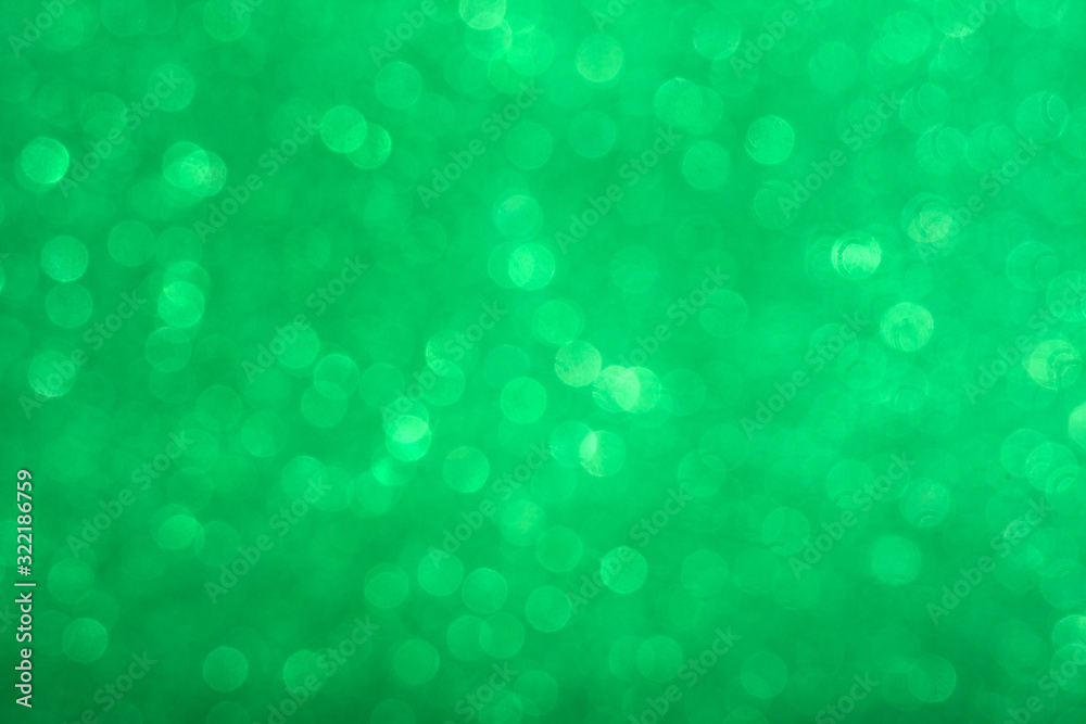 Abstract shiny circular green bokeh background. Spring Abstract shiny circular green bokeh background. Spring