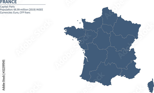 infographic vector map of f...