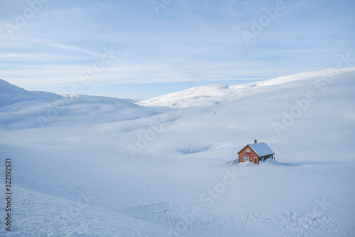 Photography Winter mountains in Norway
