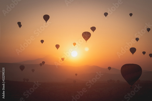 Sunset of Balloons