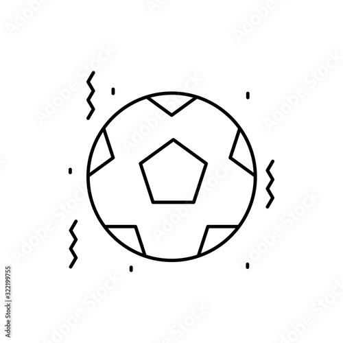 Ball, football, Brazil icon. Simple line, outline vector elements of festival icons for ui and ux, website or mobile application