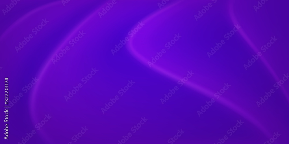 Abstract background with wavy surface in purple and blue colors