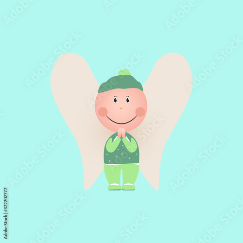 Baby Angel Boy Pray Fun