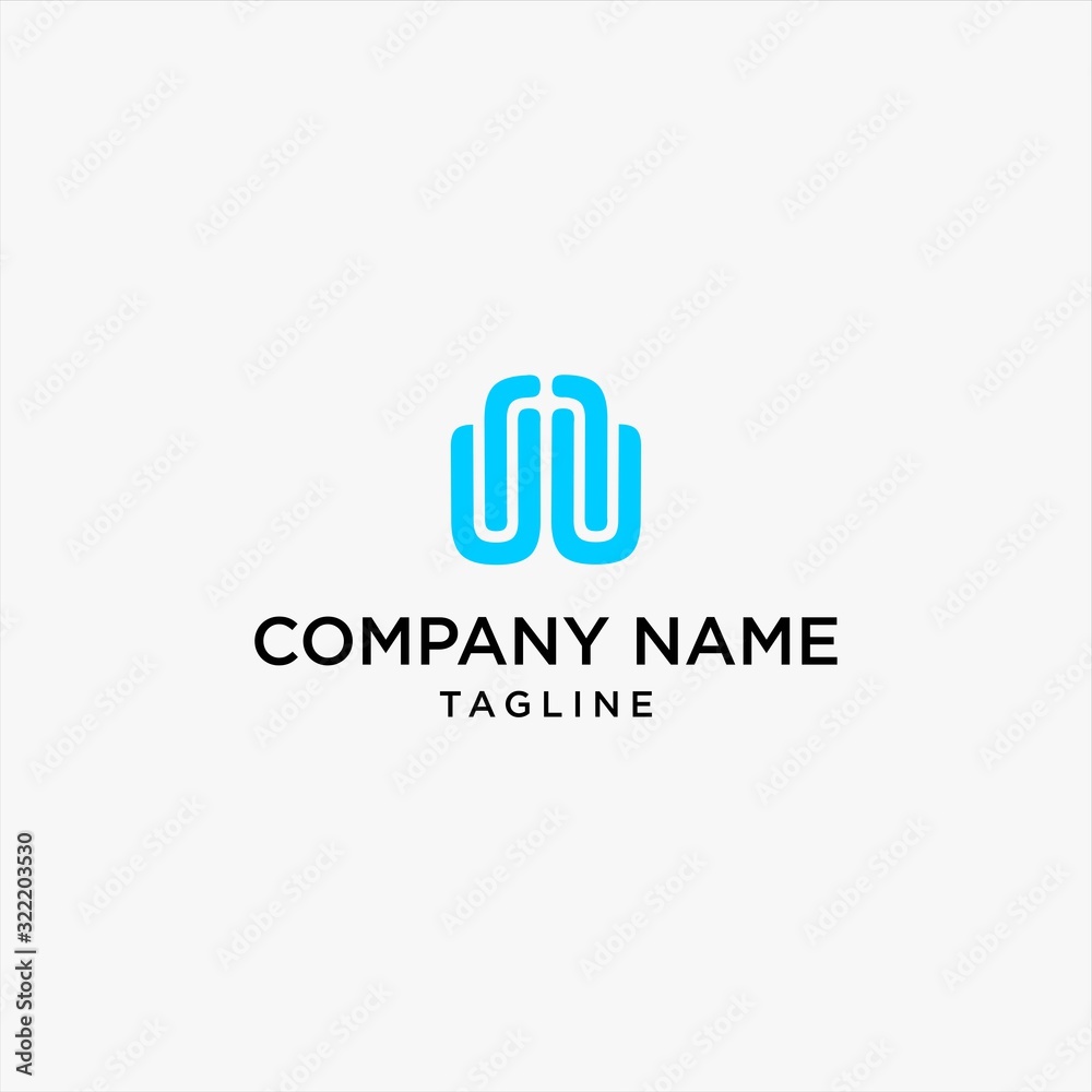 letter logo M monogram design vector is perfect for initial business and personal logos