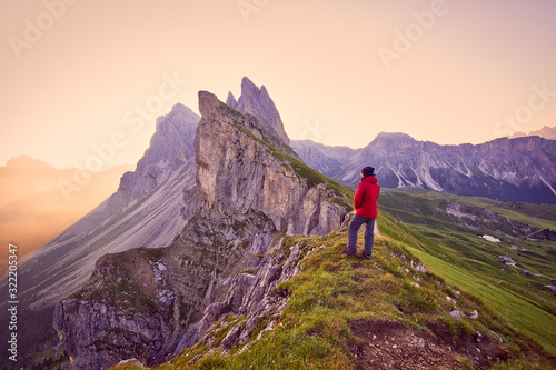 Photography Amazing view on Seceda peak