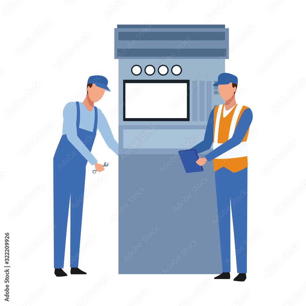 car mechanics and car scanner machine car mechanics and car scanner machine