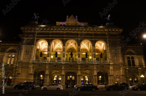 Opera de Vienne de nuit 