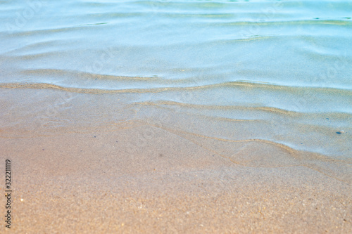 Wave and beach background.