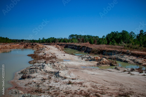 Douglas, Georgia clay pits off a beaten path