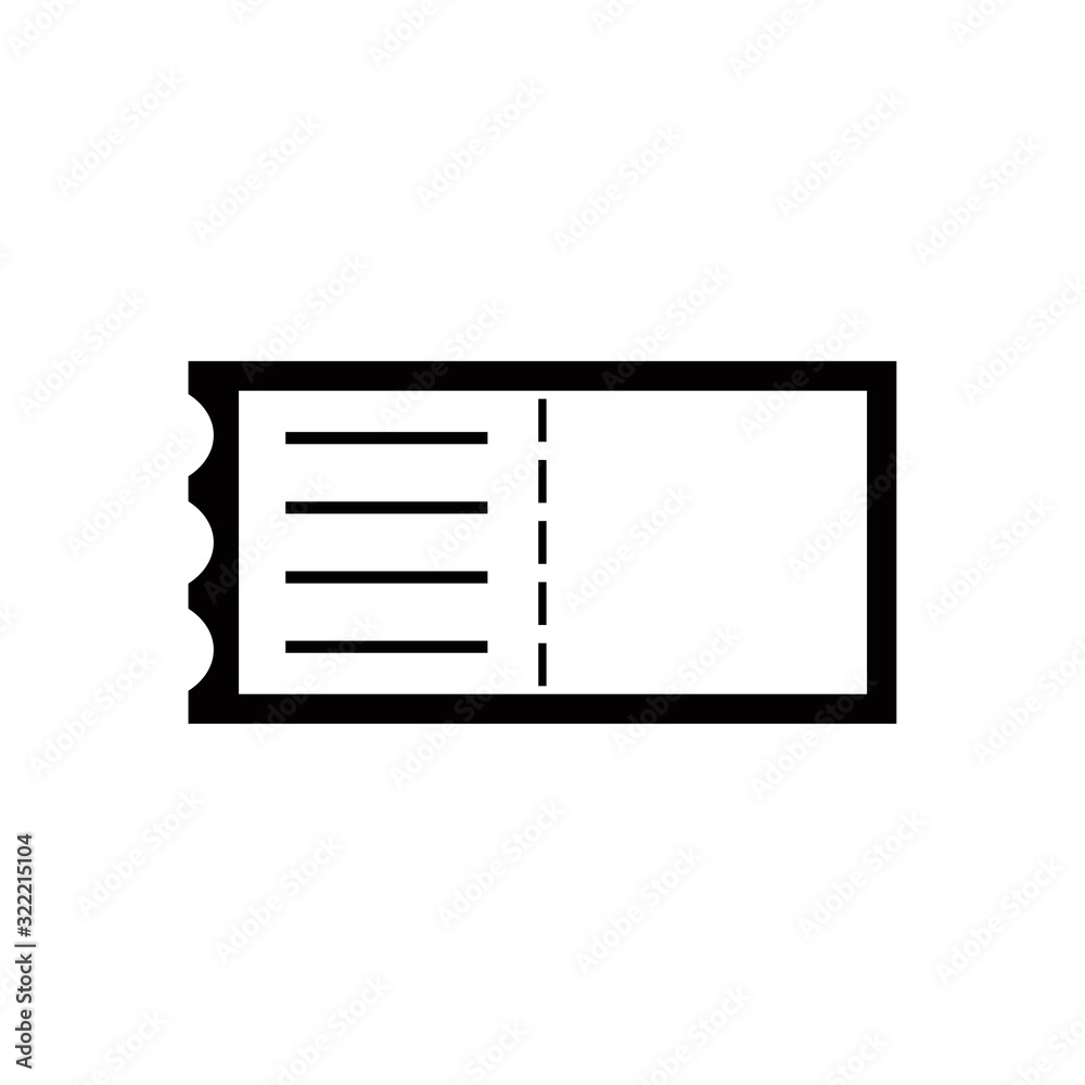 ticket icon design vector logo template EPS 10 ticket icon design vector logo template EPS 10