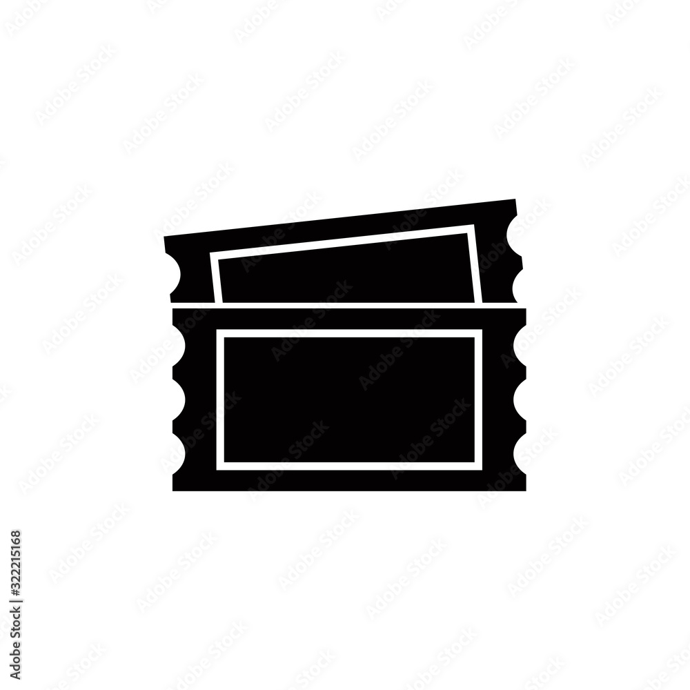 ticket icon design vector logo template EPS 10 ticket icon design vector logo template EPS 10
