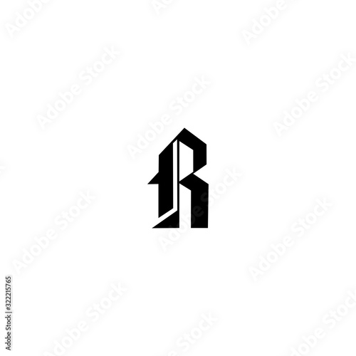 Free Download R letter vector logo abstract - GFXLoad